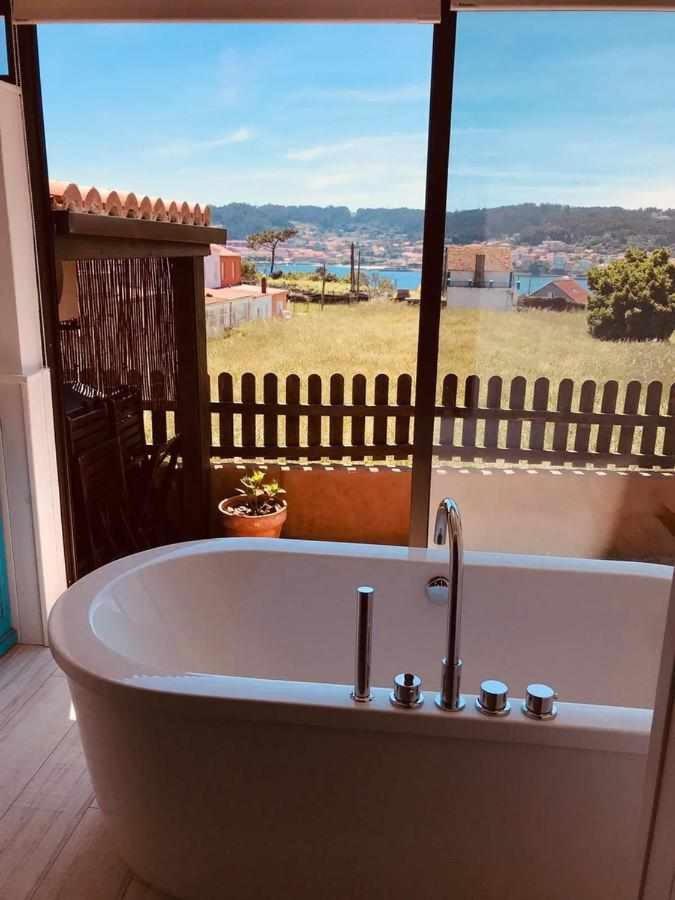 Willa Mar No Camino Terraza Banera Con Vista Al Mar Brens Zewnętrze zdjęcie